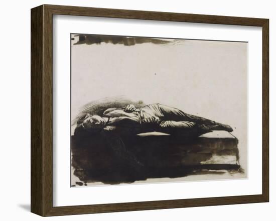 Study for 'Chatterton'-Henry Wallis-Framed Giclee Print