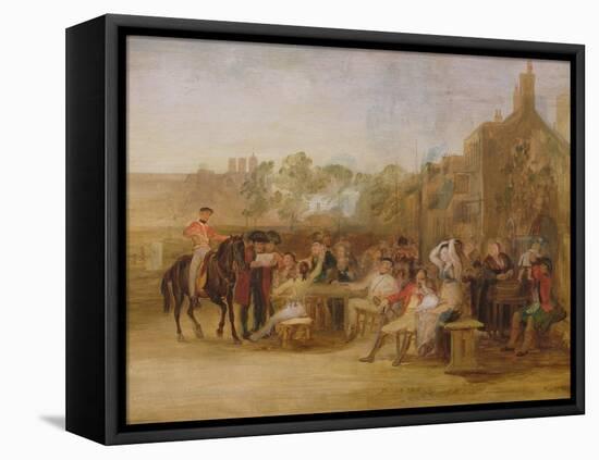 Study for 'Chelsea Pensioners Reading the Waterloo Dispatch', 1822-Sir David Wilkie-Framed Premier Image Canvas