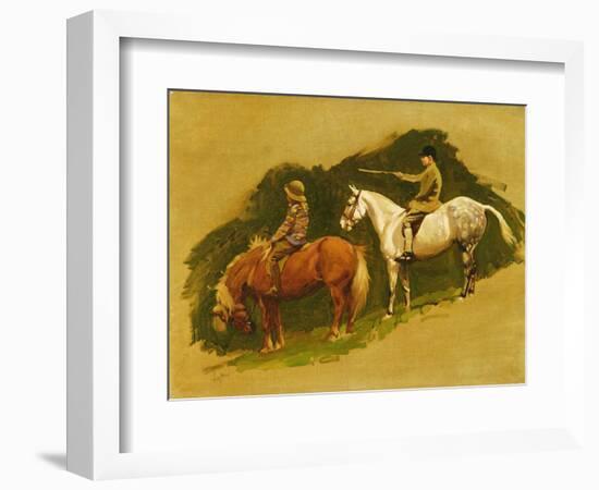 Study for Cloutsham Farm, Exmoor-Cecil Aldin-Framed Giclee Print