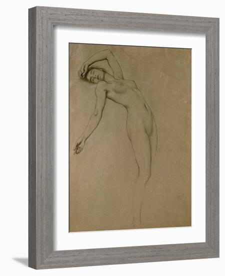 Study for 'Clyties of the Mist' (Chalk on Paper)-Herbert James Draper-Framed Giclee Print