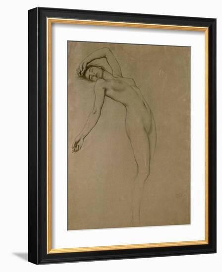 Study for 'Clyties of the Mist' (Chalk on Paper)-Herbert James Draper-Framed Giclee Print