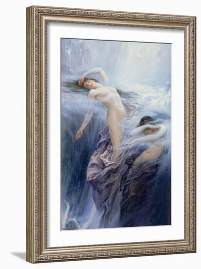 Study for "Clyties of the Mist"-Herbert James Draper-Framed Giclee Print