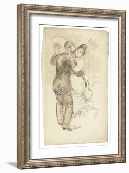 Study for 'Countryside Dance', 1883-Pierre-Auguste Renoir-Framed Giclee Print