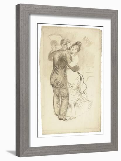 Study for 'Countryside Dance', 1883-Pierre-Auguste Renoir-Framed Giclee Print