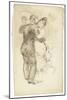 Study for 'Countryside Dance', 1883-Pierre-Auguste Renoir-Mounted Giclee Print
