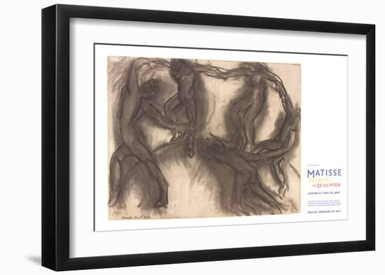 Study for Dance (III)-Henri Matisse-Framed Art Print