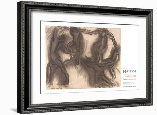 Study for Dance (III)-Henri Matisse-Framed Art Print