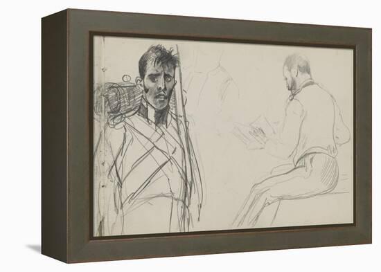 Study for 'Dawn of Waterloo', 1893-Lady Butler-Framed Premier Image Canvas