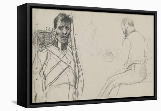 Study for 'Dawn of Waterloo', 1893-Lady Butler-Framed Premier Image Canvas