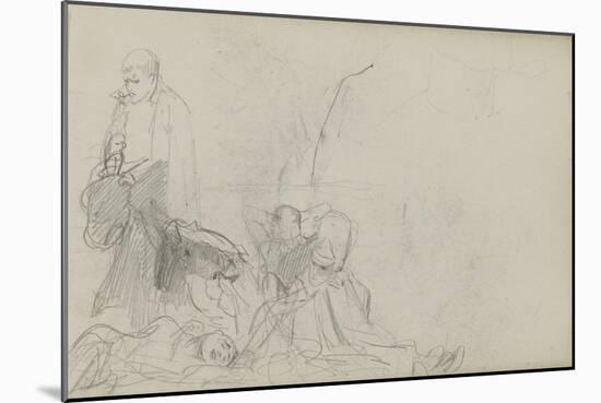 Study for 'Dawn of Waterloo', 1893-Lady Butler-Mounted Giclee Print