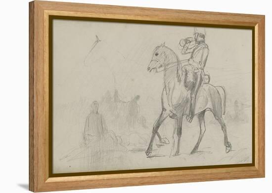 Study for 'Dawn of Waterloo', 1893-Lady Butler-Framed Premier Image Canvas