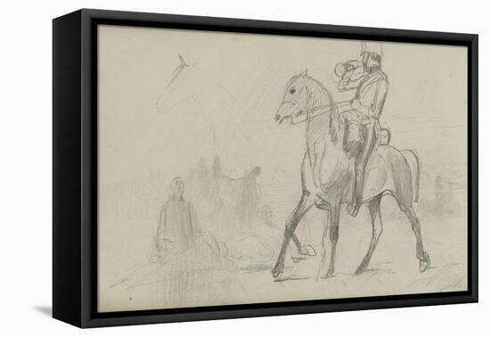 Study for 'Dawn of Waterloo', 1893-Lady Butler-Framed Premier Image Canvas