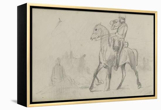 Study for 'Dawn of Waterloo', 1893-Lady Butler-Framed Premier Image Canvas