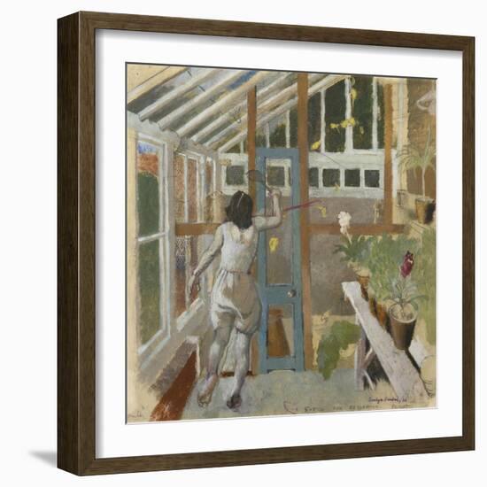 Study for Decoration: Flight-Evelyn Dunbar-Framed Giclee Print