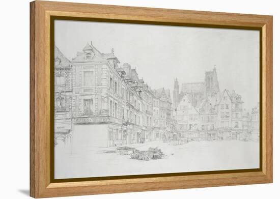 Study for Detail of the Market-Place-John Ruskin-Framed Premier Image Canvas