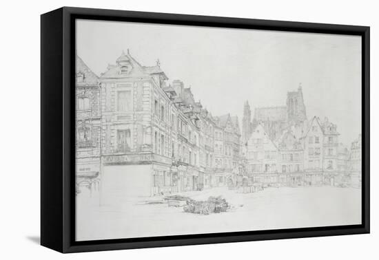 Study for Detail of the Market-Place-John Ruskin-Framed Premier Image Canvas