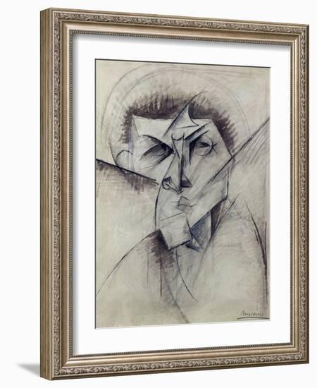 Study for Empty and Full Abstracts of a Head, 1912-Umberto Boccioni-Framed Giclee Print
