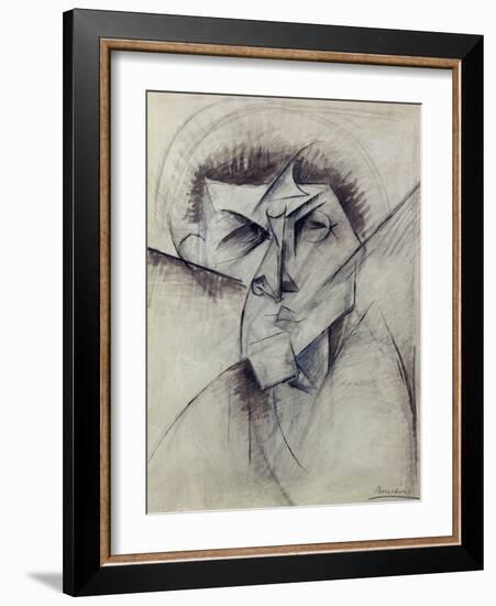 Study for Empty and Full Abstracts of a Head, 1912-Umberto Boccioni-Framed Giclee Print