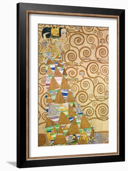 Study for Expectation (Stoclet Frieze), about 1905/09-Gustav Klimt-Framed Giclee Print