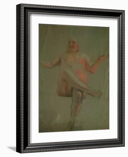 Study for Get Thee Hence, Satan!, 1890S-Ilya Yefimovich Repin-Framed Giclee Print