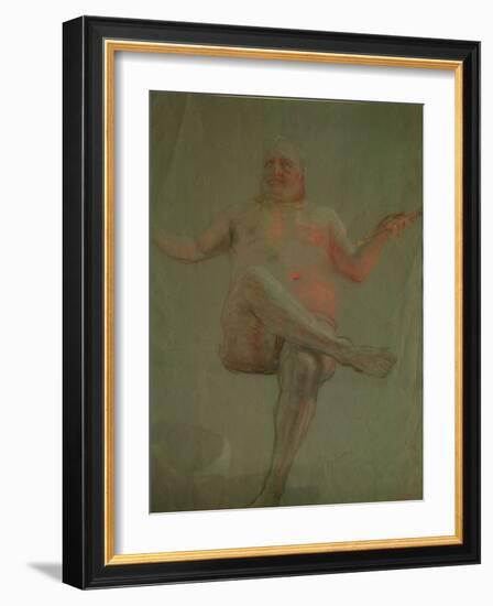 Study for Get Thee Hence, Satan!, 1890S-Ilya Yefimovich Repin-Framed Giclee Print