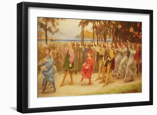 Study for Golden Youth-Thomas Gainsborough-Framed Giclee Print