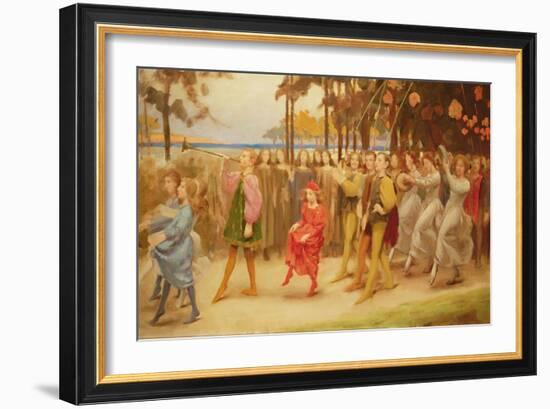 Study for Golden Youth-Thomas Gainsborough-Framed Giclee Print