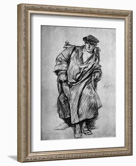 Study for Gown, Court of Henry VIII, 1899-Edwin Austin Abbey-Framed Giclee Print