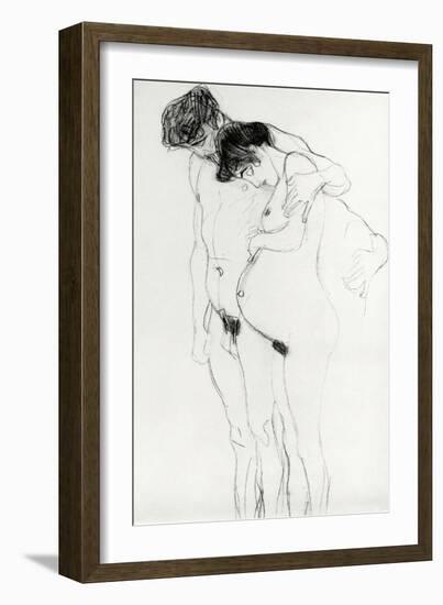 Study for 'Hoffnung I' (Hope I) 1903-04-Gustav Klimt-Framed Giclee Print