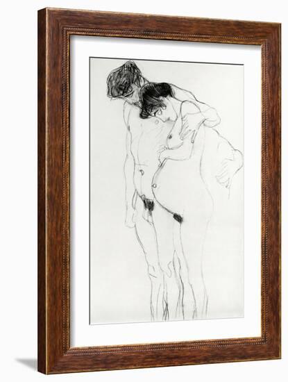 Study for 'Hoffnung I' (Hope I) 1903-04-Gustav Klimt-Framed Giclee Print