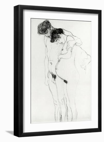 Study for 'Hoffnung I' (Hope I) 1903-04-Gustav Klimt-Framed Giclee Print