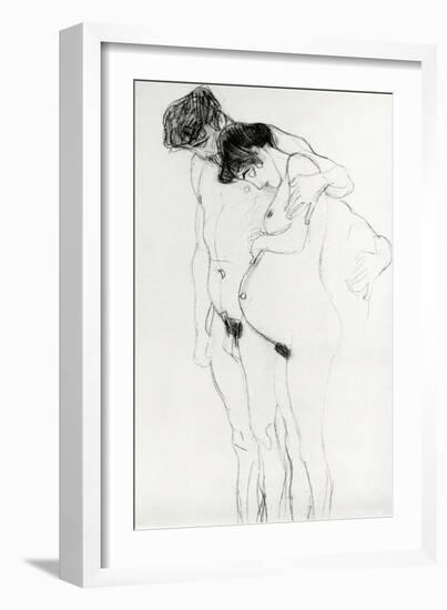 Study for 'Hoffnung I' (Hope I) 1903-04-Gustav Klimt-Framed Giclee Print