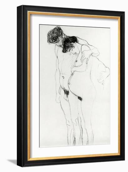 Study for 'Hoffnung I' (Hope I) 1903-04-Gustav Klimt-Framed Giclee Print