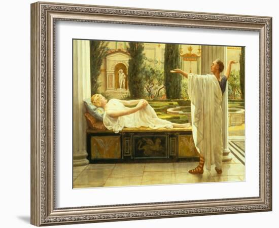 Study for Horace and Lydia-John Collier-Framed Giclee Print