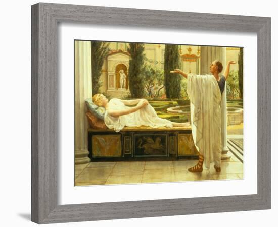 Study for Horace and Lydia-John Collier-Framed Giclee Print