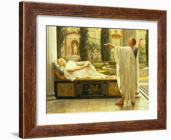 Study for Horace and Lydia-John Collier-Framed Giclee Print