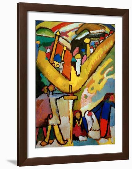 Study for Improvisation 8, 1910-Wassily Kandinsky-Framed Giclee Print