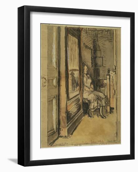 Study for 'L'Armoire à Glace'-Walter Richard Sickert-Framed Giclee Print