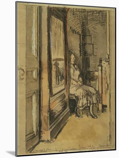 Study for 'L'Armoire à Glace'-Walter Richard Sickert-Mounted Giclee Print