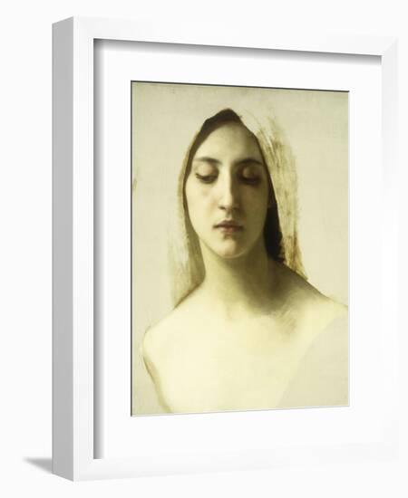 Study for 'La Charite', C.1878-William Adolphe Bouguereau-Framed Giclee Print