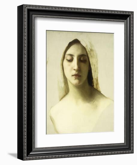 Study for 'La Charite', C.1878-William Adolphe Bouguereau-Framed Giclee Print