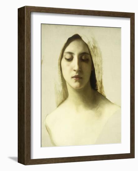 Study for 'La Charite', C.1878-William Adolphe Bouguereau-Framed Giclee Print