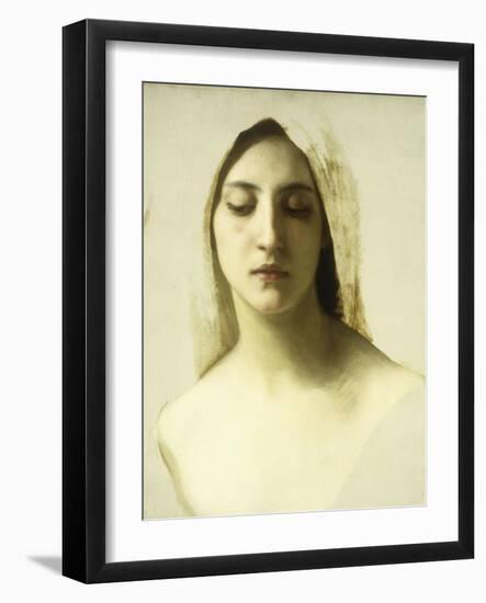 Study for 'La Charite', C.1878-William Adolphe Bouguereau-Framed Giclee Print