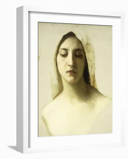 Study for 'La Charite', C.1878-William Adolphe Bouguereau-Framed Giclee Print