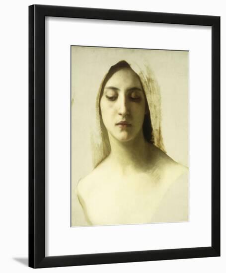 Study for 'La Charite', C.1878-William Adolphe Bouguereau-Framed Giclee Print