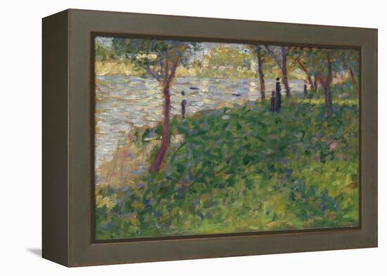 Study for La Grande Jatte, 1884-1885-Georges Seurat-Framed Premier Image Canvas