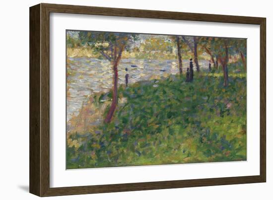 Study for La Grande Jatte, 1884-1885-Georges Seurat-Framed Giclee Print