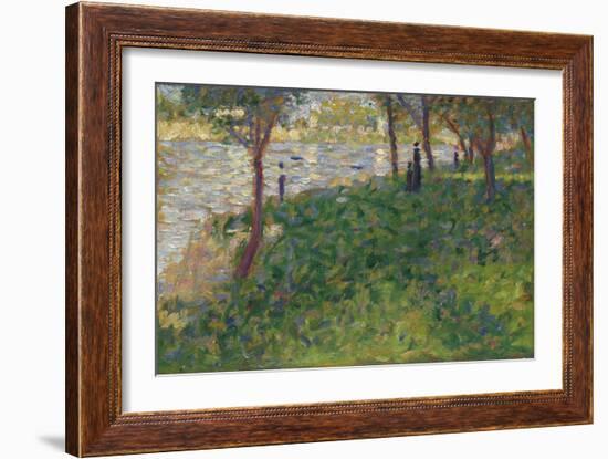 Study for La Grande Jatte, 1884-1885-Georges Seurat-Framed Giclee Print