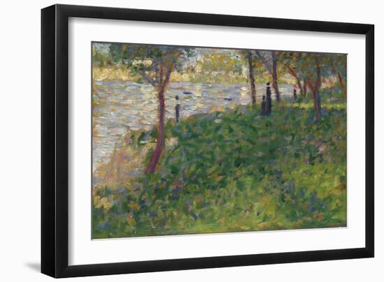 Study for La Grande Jatte, 1884-1885-Georges Seurat-Framed Giclee Print