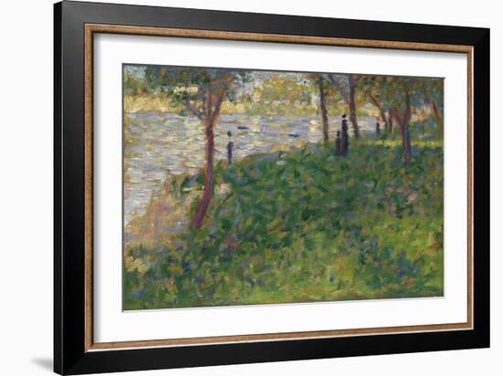 Study for La Grande Jatte, 1884-1885-Georges Seurat-Framed Giclee Print